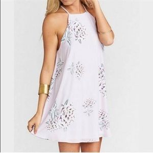 Show Me Your Mumu Gomez Lavender Mini Dress